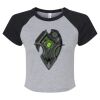 Women's Micro Rib Raglan Baby Tee Thumbnail