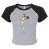 Women's Micro Rib Raglan Baby Tee Thumbnail