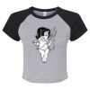 Women's Micro Rib Raglan Baby Tee Thumbnail