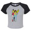 Women's Micro Rib Raglan Baby Tee Thumbnail