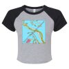 Women's Micro Rib Raglan Baby Tee Thumbnail