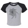 Women's Micro Rib Raglan Baby Tee Thumbnail