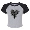 Women's Micro Rib Raglan Baby Tee Thumbnail