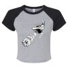 Women's Micro Rib Raglan Baby Tee Thumbnail