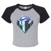 Women's Micro Rib Raglan Baby Tee Thumbnail