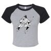 Women's Micro Rib Raglan Baby Tee Thumbnail