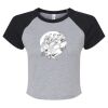 Women's Micro Rib Raglan Baby Tee Thumbnail