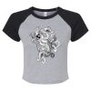 Women's Micro Rib Raglan Baby Tee Thumbnail
