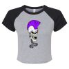 Women's Micro Rib Raglan Baby Tee Thumbnail