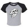 Women's Micro Rib Raglan Baby Tee Thumbnail