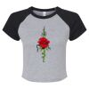 Women's Micro Rib Raglan Baby Tee Thumbnail