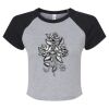 Women's Micro Rib Raglan Baby Tee Thumbnail