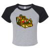Women's Micro Rib Raglan Baby Tee Thumbnail