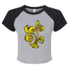 Women's Micro Rib Raglan Baby Tee Thumbnail