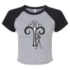 Women's Micro Rib Raglan Baby Tee Thumbnail