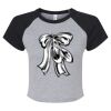 Women's Micro Rib Raglan Baby Tee Thumbnail