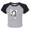 Women's Micro Rib Raglan Baby Tee Thumbnail