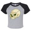 Women's Micro Rib Raglan Baby Tee Thumbnail