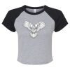 Women's Micro Rib Raglan Baby Tee Thumbnail