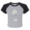 Women's Micro Rib Raglan Baby Tee Thumbnail