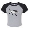 Women's Micro Rib Raglan Baby Tee Thumbnail