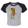 Women's Micro Rib Raglan Baby Tee Thumbnail