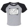 Women's Micro Rib Raglan Baby Tee Thumbnail