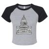 Women's Micro Rib Raglan Baby Tee Thumbnail