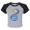 Women's Micro Rib Raglan Baby Tee Thumbnail