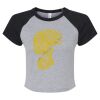 Women's Micro Rib Raglan Baby Tee Thumbnail