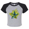 Women's Micro Rib Raglan Baby Tee Thumbnail