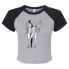 Women's Micro Rib Raglan Baby Tee Thumbnail