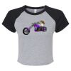 Women's Micro Rib Raglan Baby Tee Thumbnail
