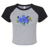 Women's Micro Rib Raglan Baby Tee Thumbnail