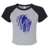 Women's Micro Rib Raglan Baby Tee Thumbnail