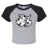 Women's Micro Rib Raglan Baby Tee Thumbnail
