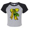 Women's Micro Rib Raglan Baby Tee Thumbnail