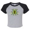 Women's Micro Rib Raglan Baby Tee Thumbnail