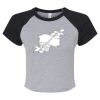 Women's Micro Rib Raglan Baby Tee Thumbnail