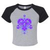 Women's Micro Rib Raglan Baby Tee Thumbnail