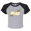 Women's Micro Rib Raglan Baby Tee Thumbnail