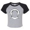 Women's Micro Rib Raglan Baby Tee Thumbnail