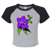 Women's Micro Rib Raglan Baby Tee Thumbnail