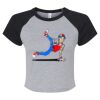 Women's Micro Rib Raglan Baby Tee Thumbnail