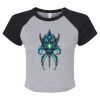 Women's Micro Rib Raglan Baby Tee Thumbnail