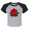 Women's Micro Rib Raglan Baby Tee Thumbnail