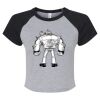 Women's Micro Rib Raglan Baby Tee Thumbnail