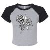 Women's Micro Rib Raglan Baby Tee Thumbnail