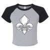 Women's Micro Rib Raglan Baby Tee Thumbnail