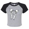 Women's Micro Rib Raglan Baby Tee Thumbnail